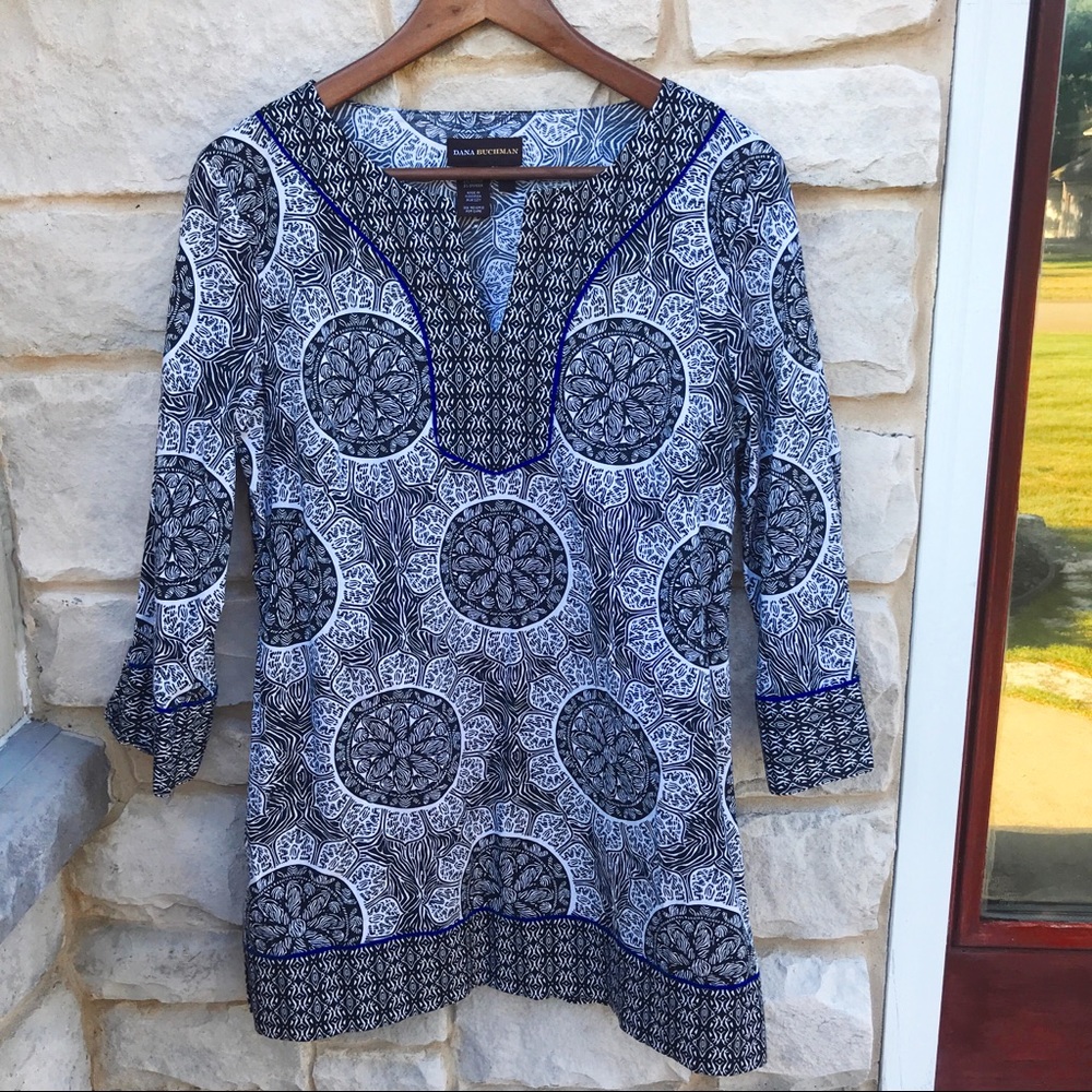 Dana Buchman Blue Tunic